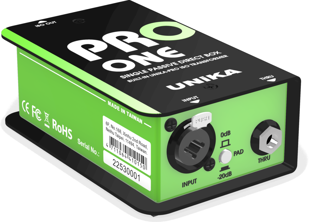 Unika Pro Audio PRO ONE (Passive Mono)