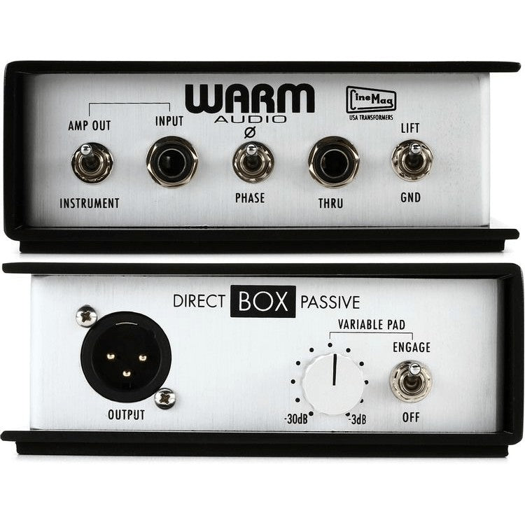 WA-DI-P PASSIVE DIRECT BOX W/VARIABLE PAD, AMPLIFIER OUT & CINEMAG  TRANSFORMER