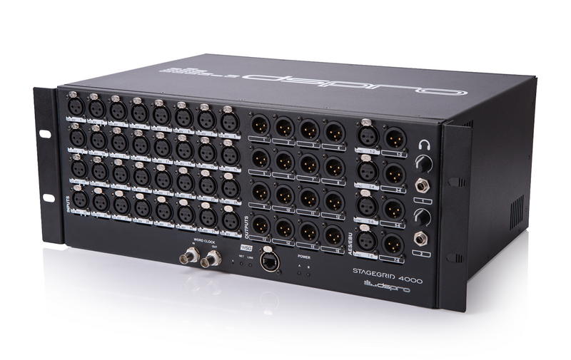 eMotion LV1 + Extreme-C Server + 32-Preamp Stagebox + Axis Scope