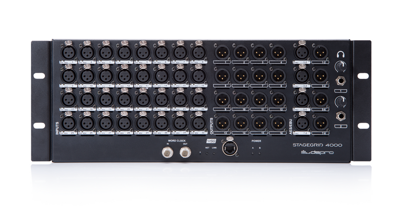 eMotion LV1 + Extreme-C Server + 32-Preamp Stagebox + Axis Scope