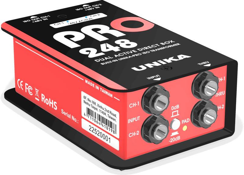 Unika Pro Audio PRO-248 Active DI