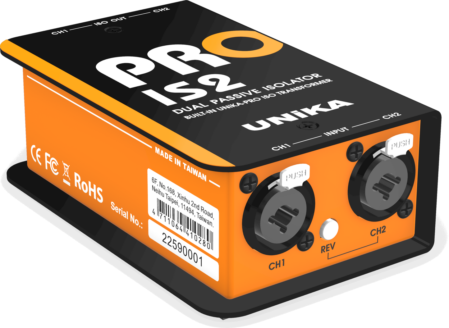 Unika Pro Audio PRO IS2 signal isolator