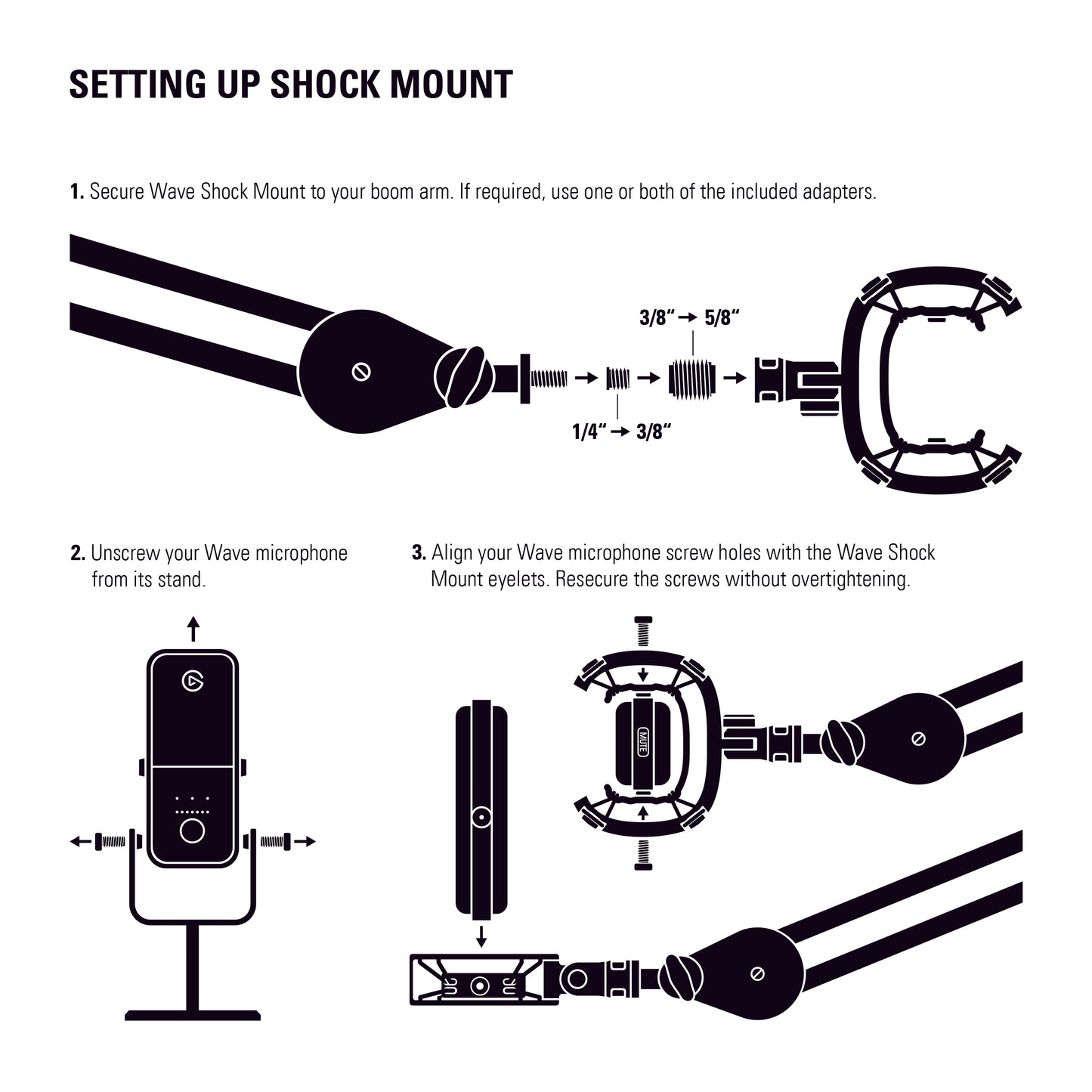 Elgato Wave 3 USB Condenser Microphone and Digital Mixer for Streaming, Recording, Podcasting.