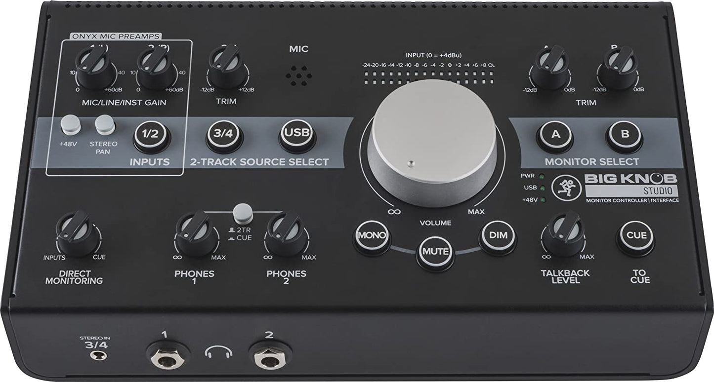 Mackie Big Knob Studio 3x2 Studio Monitor Controller and Interface