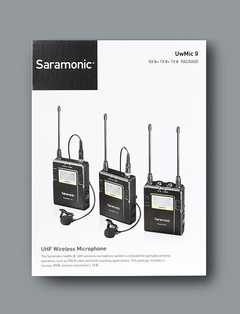 Saramonic UwMic9 KIT-2 2-Person Camera-Mount Wireless Omni Lavalier