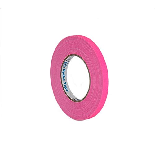 Protape 1/2" Fluorescent Bright Colours Tapes (Pink)