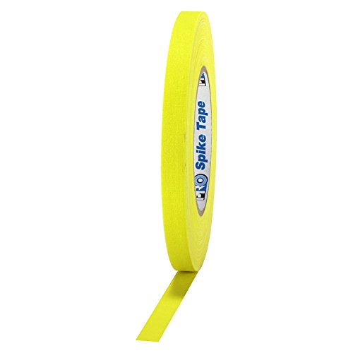 Protape 1/2" Fluorescent Bright Colours Tapes (Yellow)