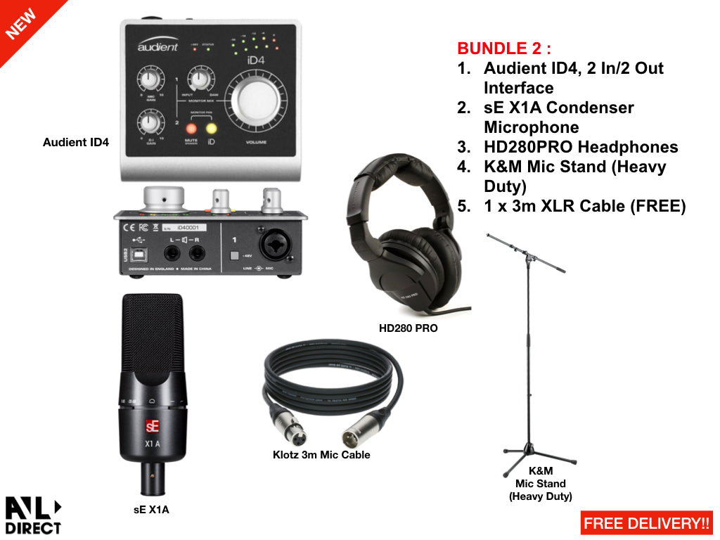 Recording/Podcast Bundles 2 (Audient)