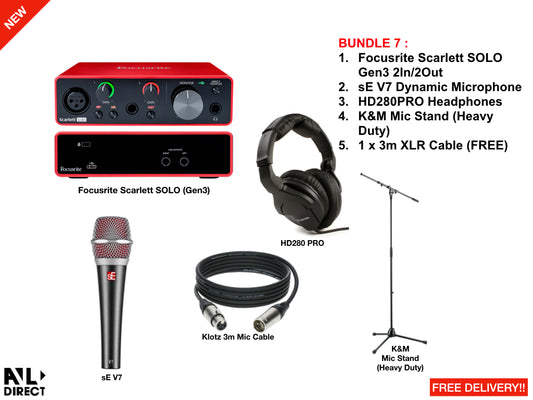 Recording/Podcast Bundles 7 (Focusrite)