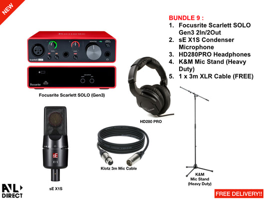 Recording/Podcast Bundles 9 (Focusrite)