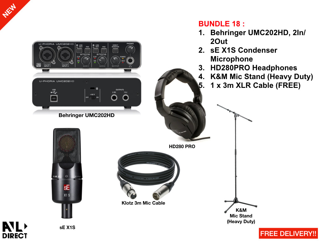 Recording/Podcast Bundles 18 (Behringer)