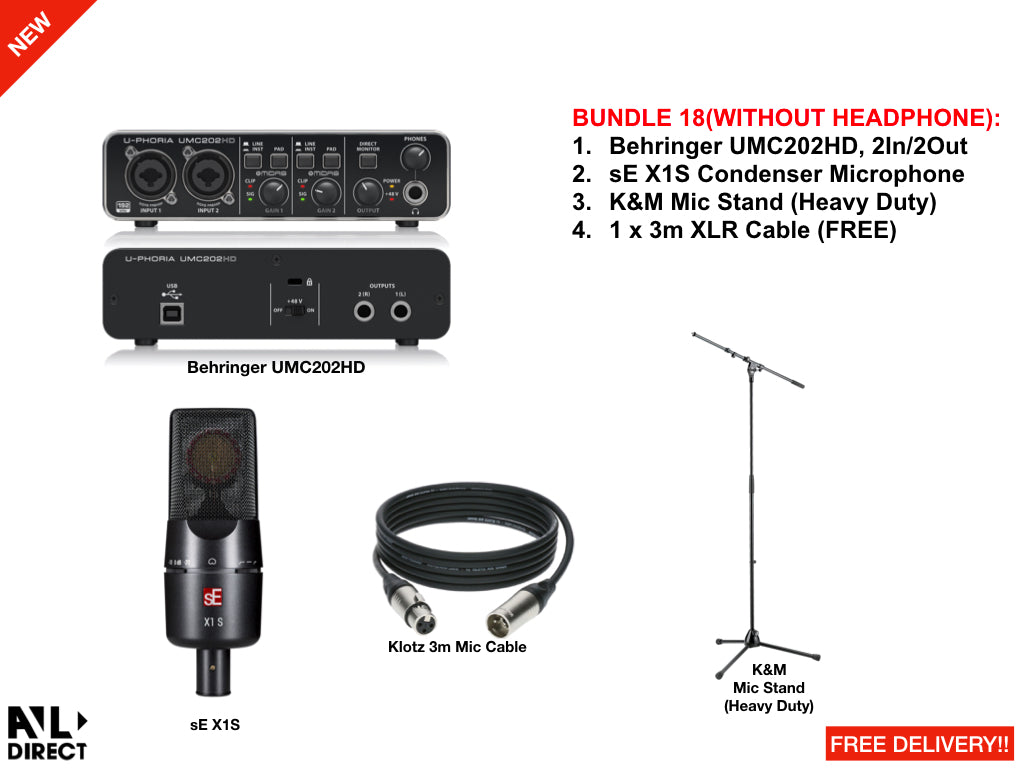 Recording/Podcast Bundles 18 (Behringer)