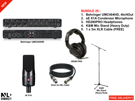 Recording/Podcast Bundles 20 (Behringer)