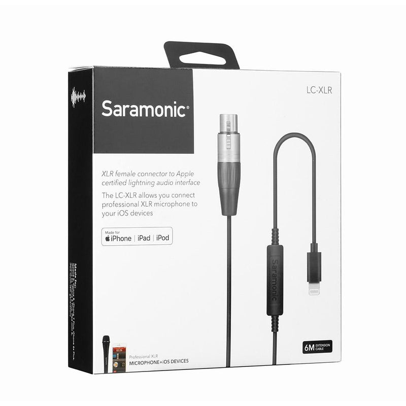 Saramonic LC-XLR iOS Lightning to XLR cable