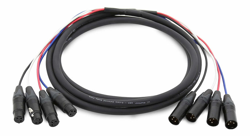 4ch Multicore XLR Snake Cable (5m)