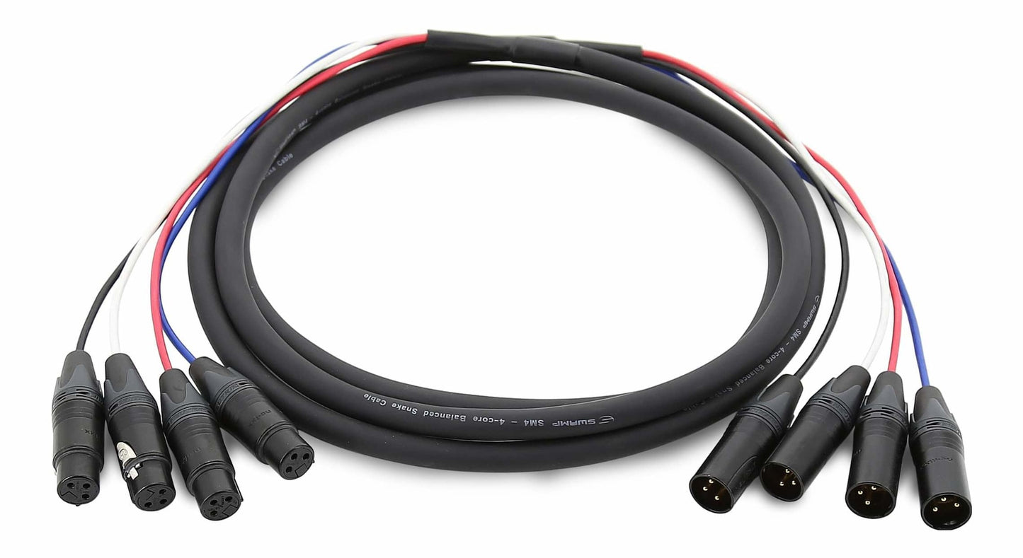 4ch Multicore XLR Snake Cable (10m)