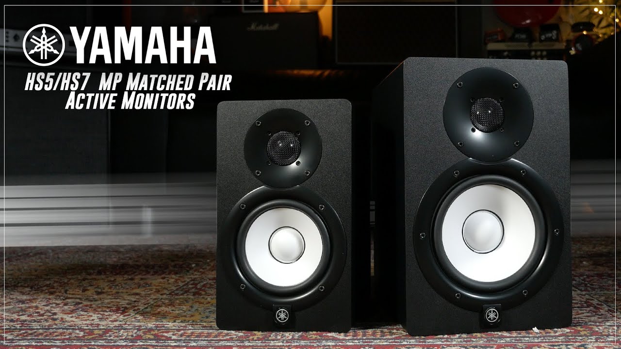 Yamaha HS5MP (Black) Matched Pair Studio Monitor