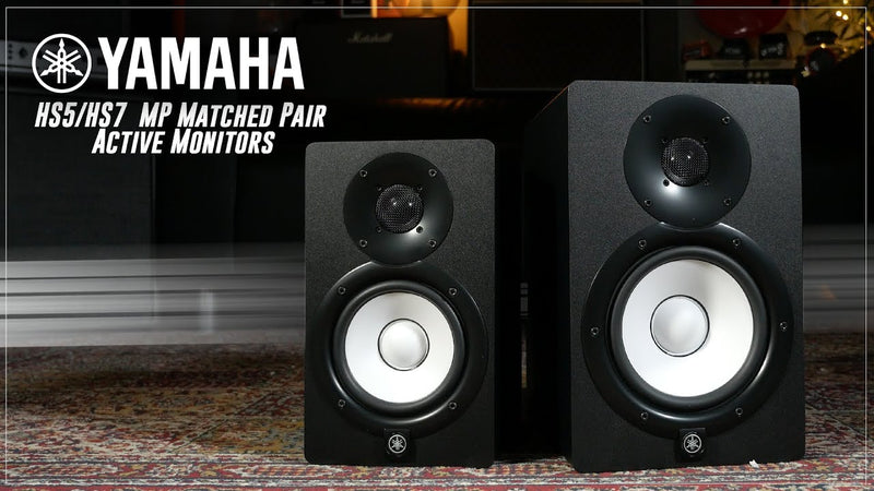 Yamaha HS7MP (Black) Matched Pair Studio Monitor