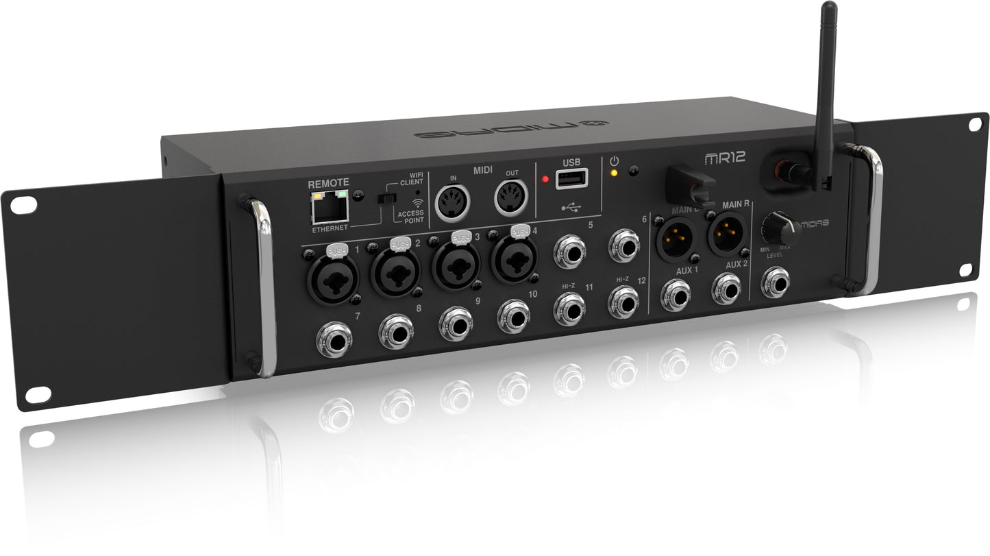 Midas MR12 Digital Mixer for iPad/Android Tablets