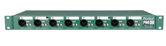 Radial Engineering ProD8 - 8 Ch Rackmountable Passive DI Box