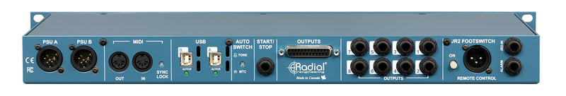 Radial Engineering SW8-USB Auto-Switcher and USB Playback Interface