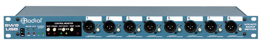 Radial Engineering SW8-USB Auto-Switcher and USB Playback Interface