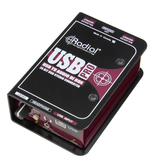 Radial Engineering USB-Pro Stereo USB Laptop DI