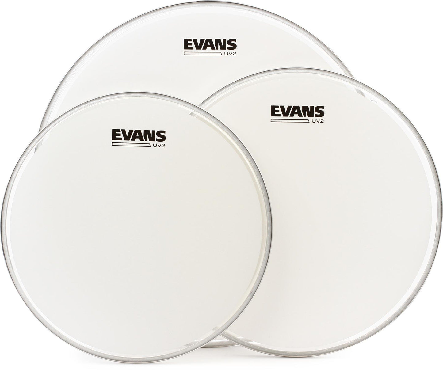 Evans UV2 Coated 3-piece Tom Pack - 10"/12"/16"