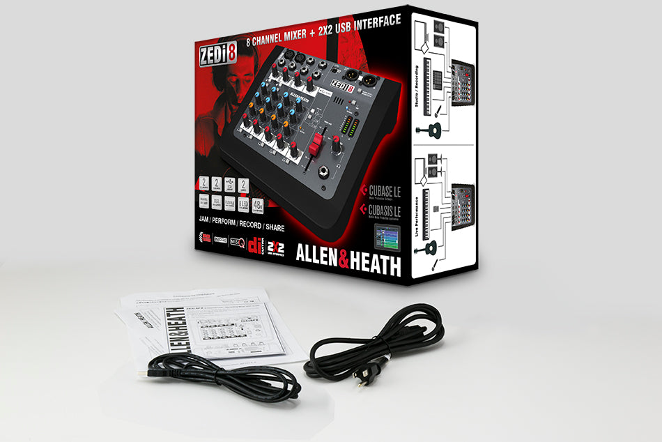 Allen & Heath ZEDi-8 Analog Mixer