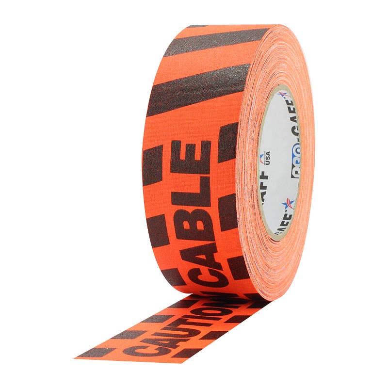 Progaff 2-inch Caution Cable Tape (Orange)