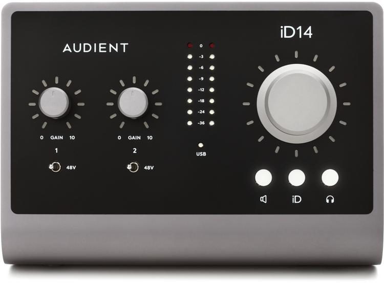 Audient ID14 MKii 10-in/4-out USB-C Desktop Audio Interface