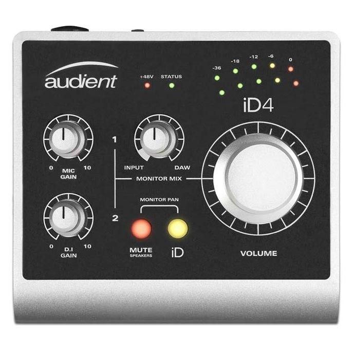Audient ID4 USB 2.0 Audio Interface, 1Mic & 1 DI (SOLD OUT)