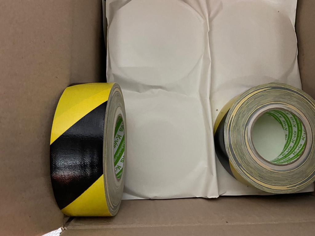 Maxwell Hazard Tape (Yellow & Black)