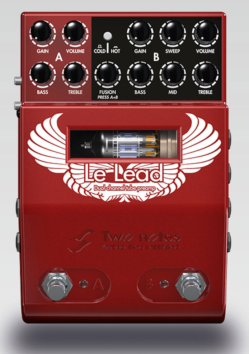 Two Notes Le Lead 2-channel Hi-Gain Tube Preamp Pedal (Left 1)